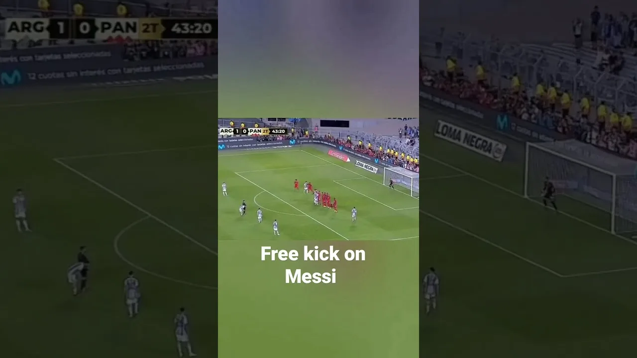 Vamoose Argentina One AGAIN Goal in leo messi Free kick 2023