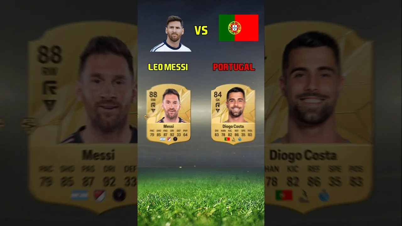 Leo Messi vs Portugal #fifa #fc25 #messi #cristianoronaldo