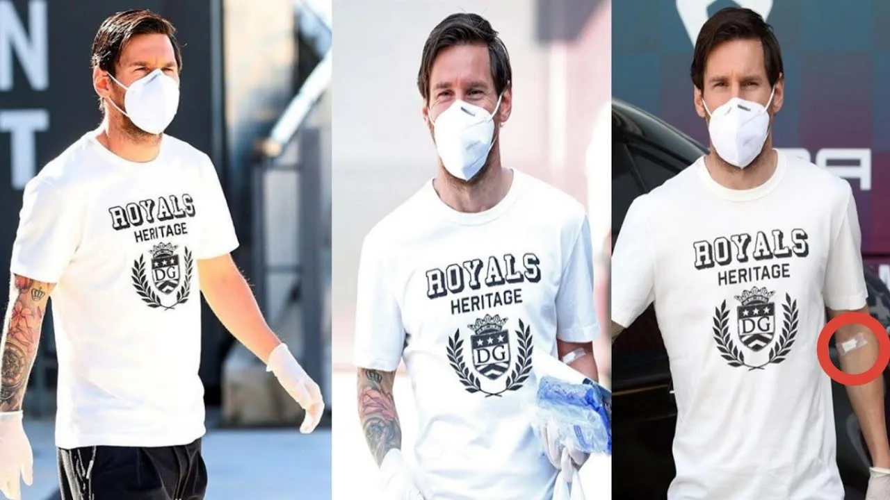 Lionel Messi shares blood test snaps as Messi back to