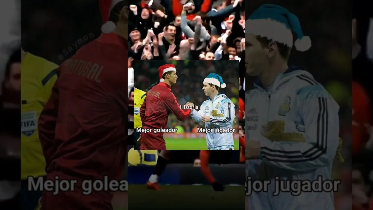 Leo Messi y Cristiano Ronaldo leyendas del deporte