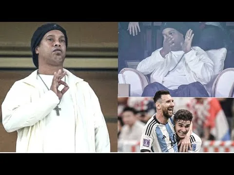 Ronaldinho salute Lionel Messi and Alvarez for stunning