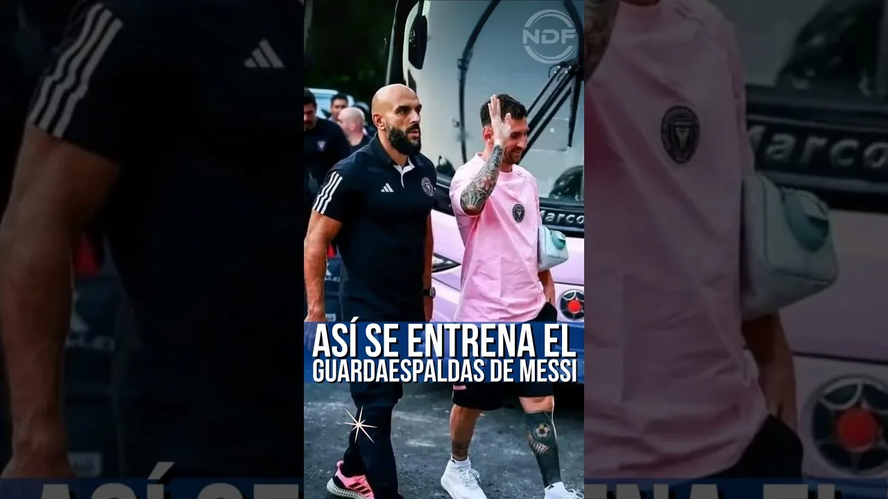 Leo Messi Bodyguard livrant pour s’en occuper 😱