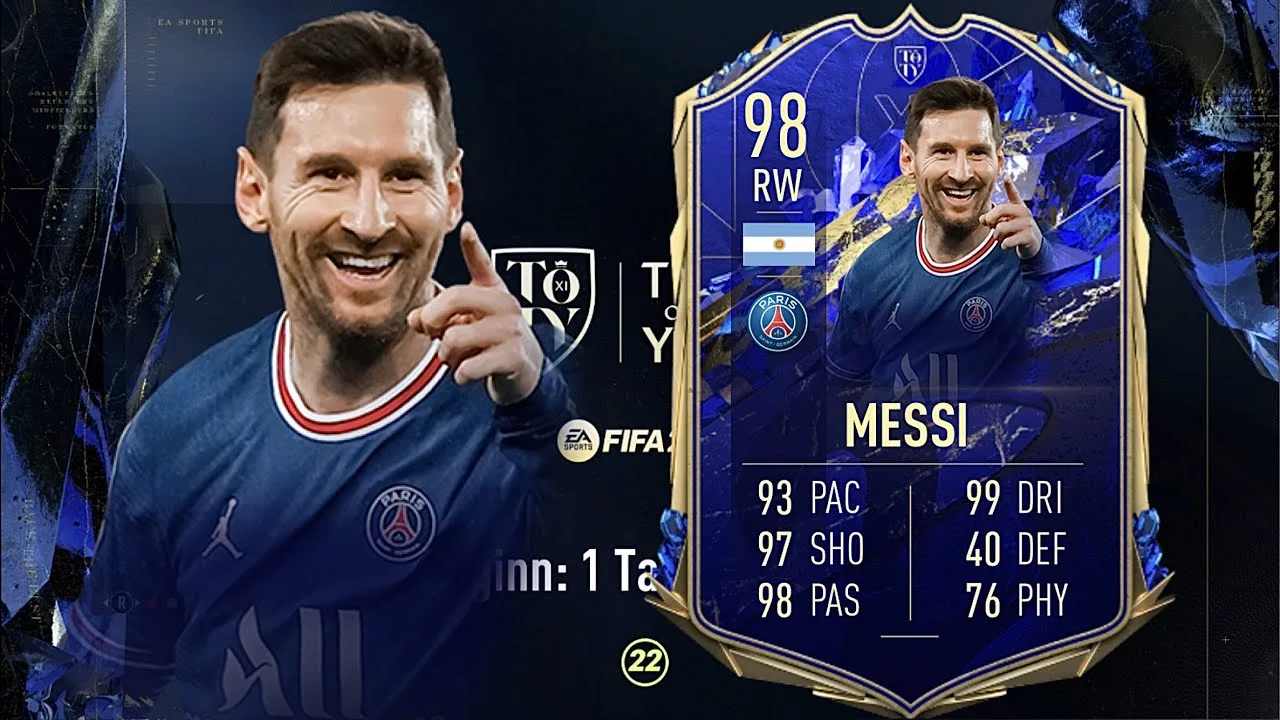FIFA 22: LIONEL MESSI 98 TOTY PLAYER REVIEW I FIFA 22
