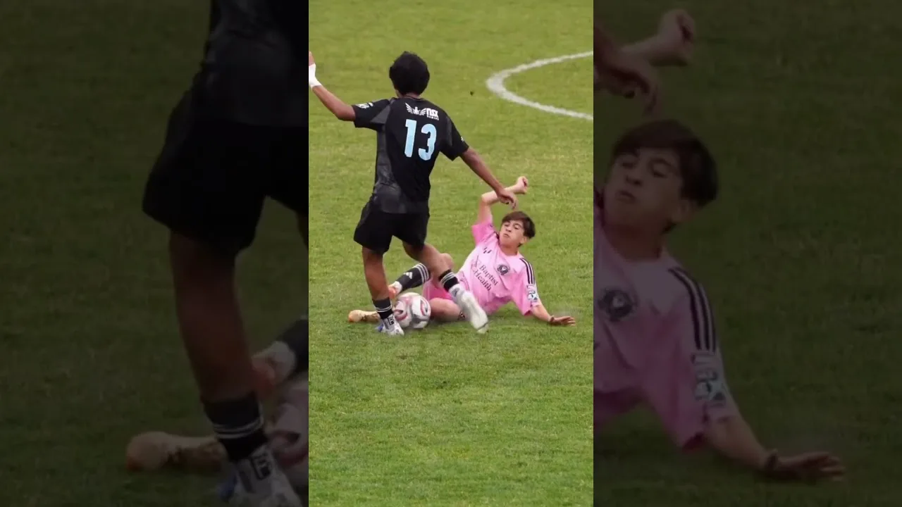 L’incroyable balayage de Thiago Messi 😱 #leomessi #messi #thiagomessi #futbol