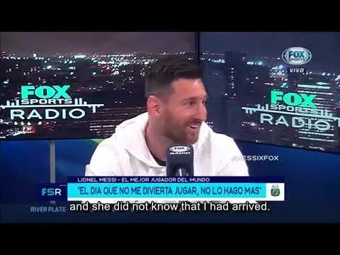 Lionel Messi full interview with english subtitles (Part 1)