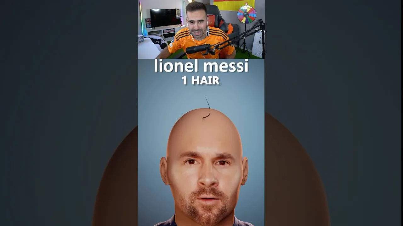 Leo Messi con 1 Pelo 🥶