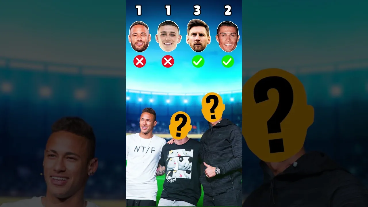 Cristiano Ronaldo, Lionel Messi, Neymar Jr, Phil Foden #football #footballshorts