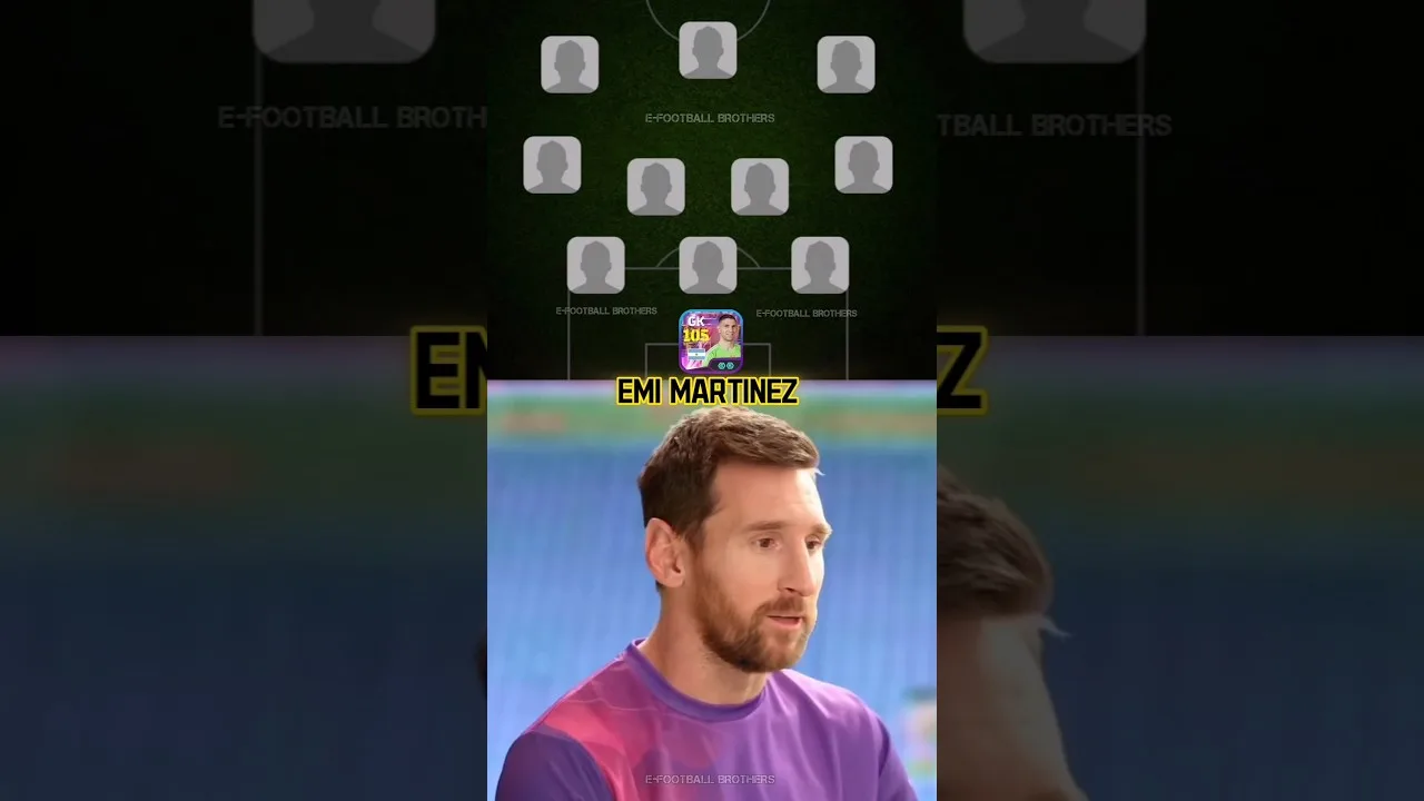 Lionel Messi Picked His Ultimate Dream XI 😱🔥 #efootball2026 #efootball2025