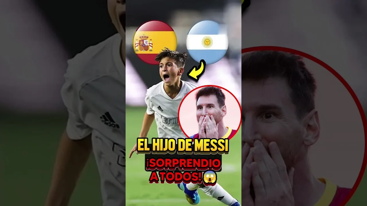 Le fils de Messi a révélé pour quel club il voulait jouer ! 😱⚽