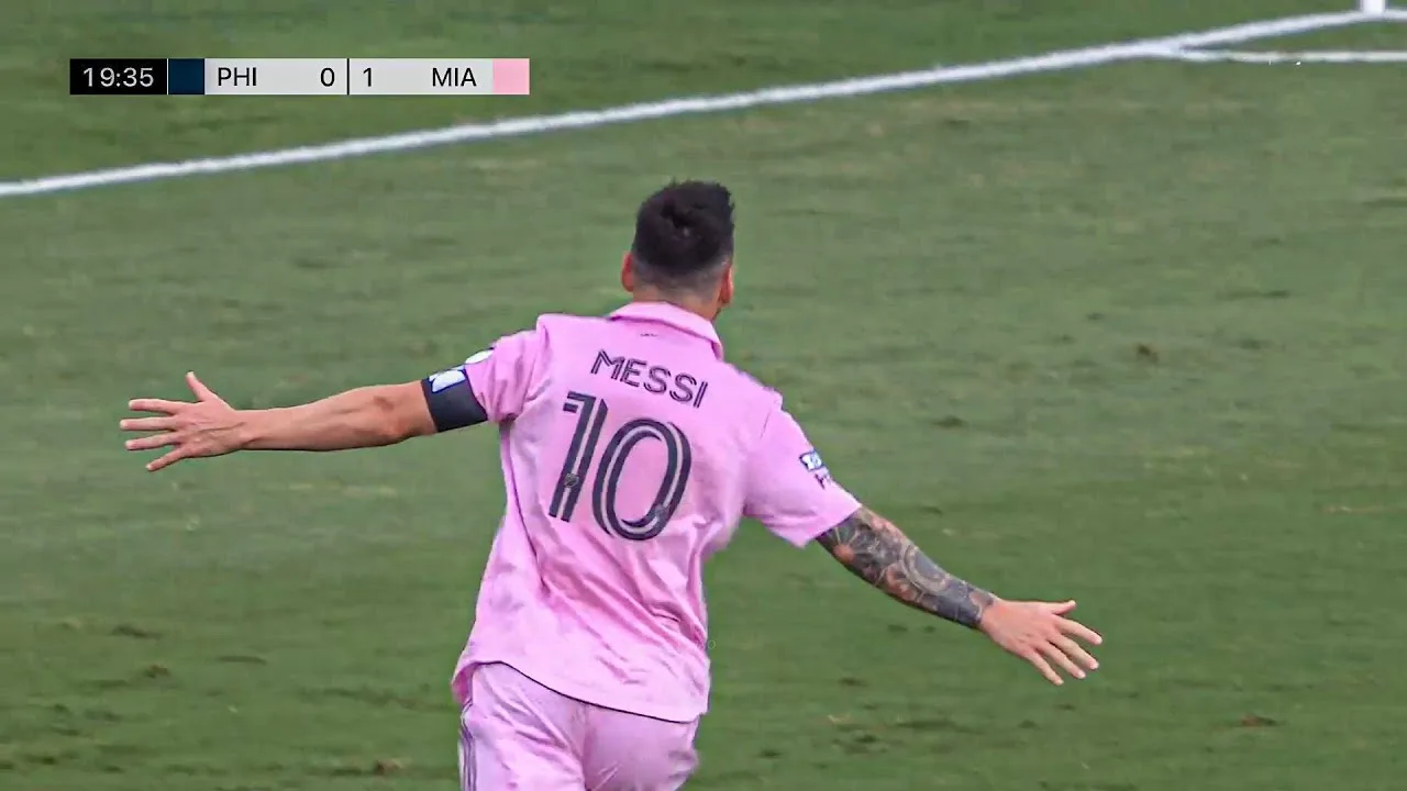 Messi Crazy Goal vs Philadelphia Union