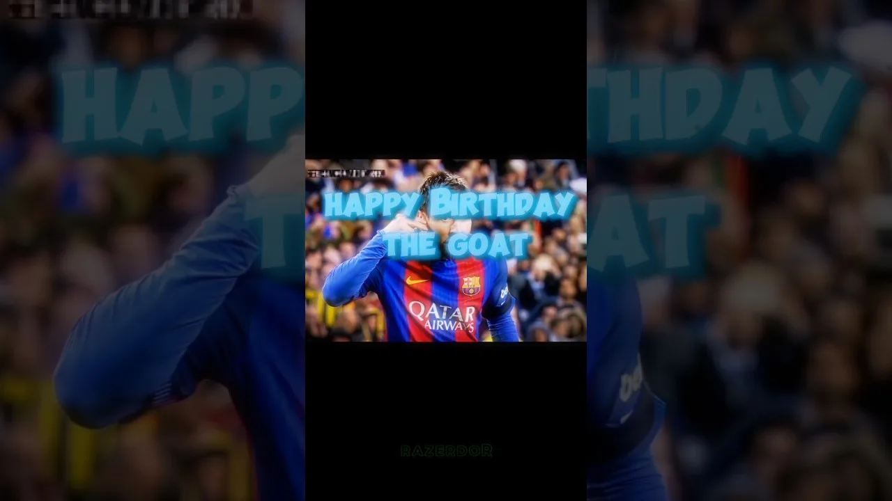 Joyeux anniversaire à la chèvre🎉, Leo Messi tourne 36⚽ #Messi #LeoMessi #HappyBirthdayMessi