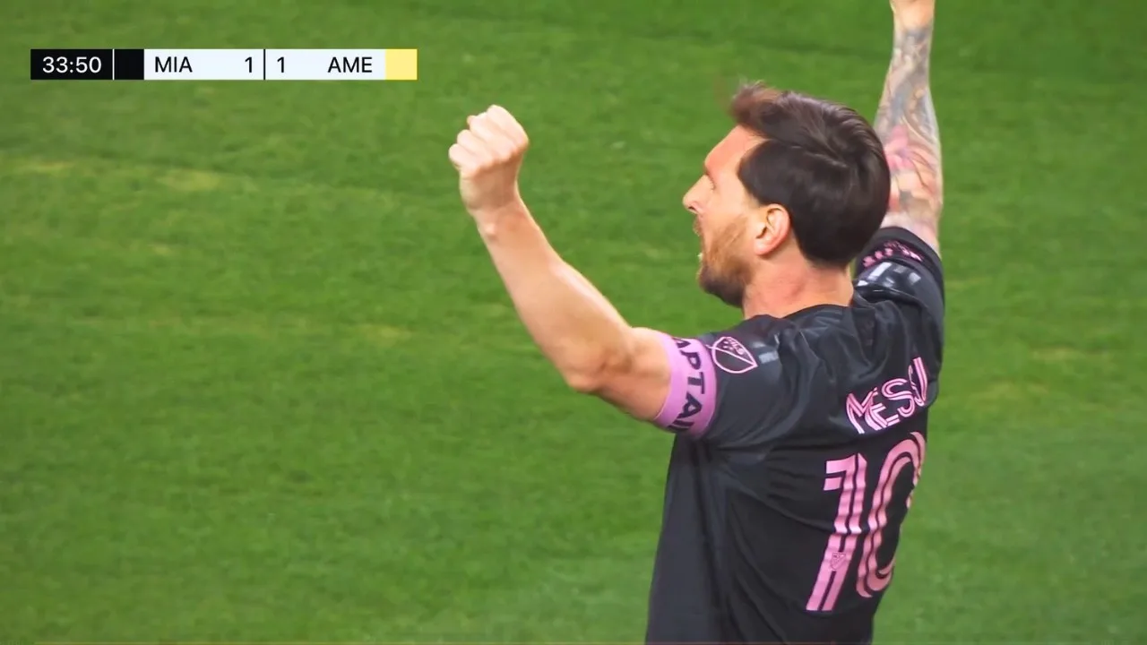 Lionel Messi vs Club America – premier but en 2025