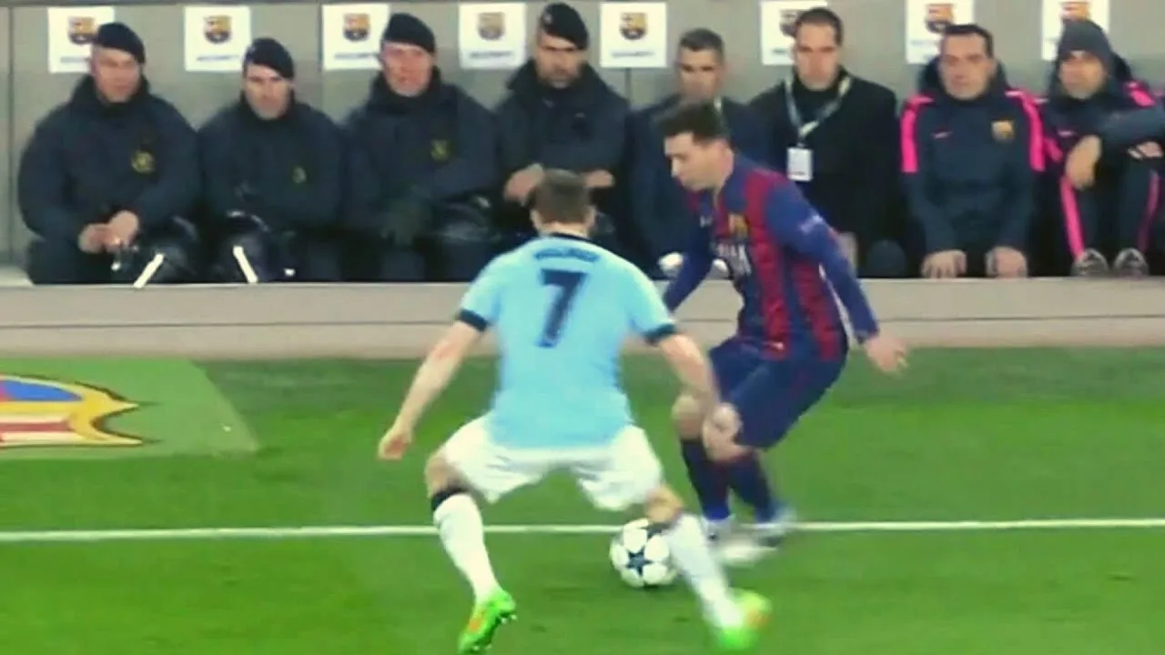 Football's BEST NUTMEG – Lionel Messi #Shorts #Milner