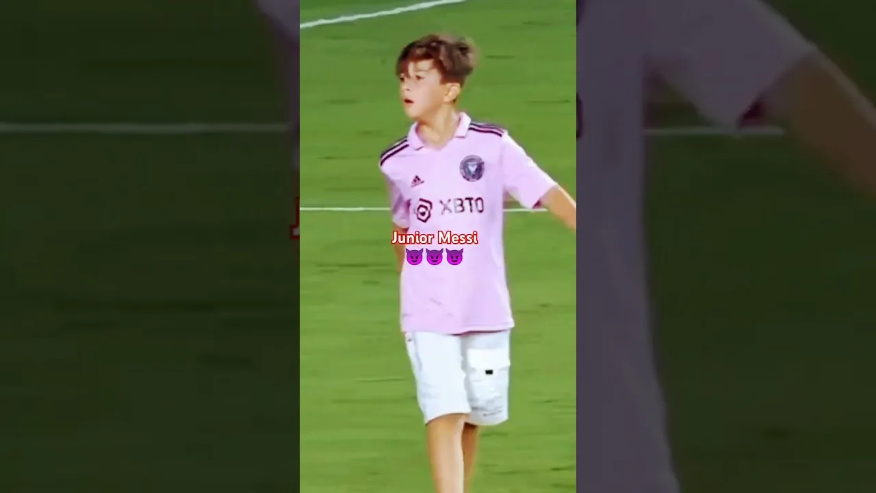Junior Messi😈😈☠️ #viralshorts #viralvideo #shorts #shortvideo #cr7 #leomessi