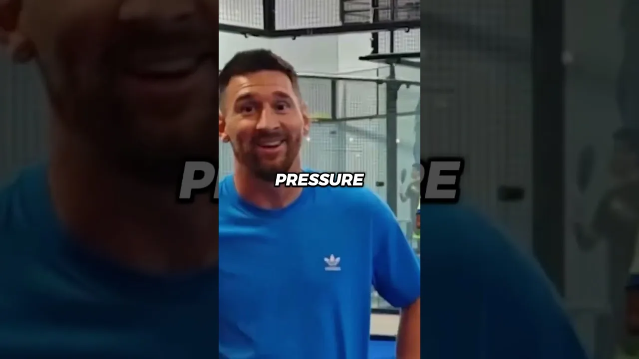 WHAT HAPPENS WHEN LIONEL MESSI PLAYS TENNIS? 🤔🎾