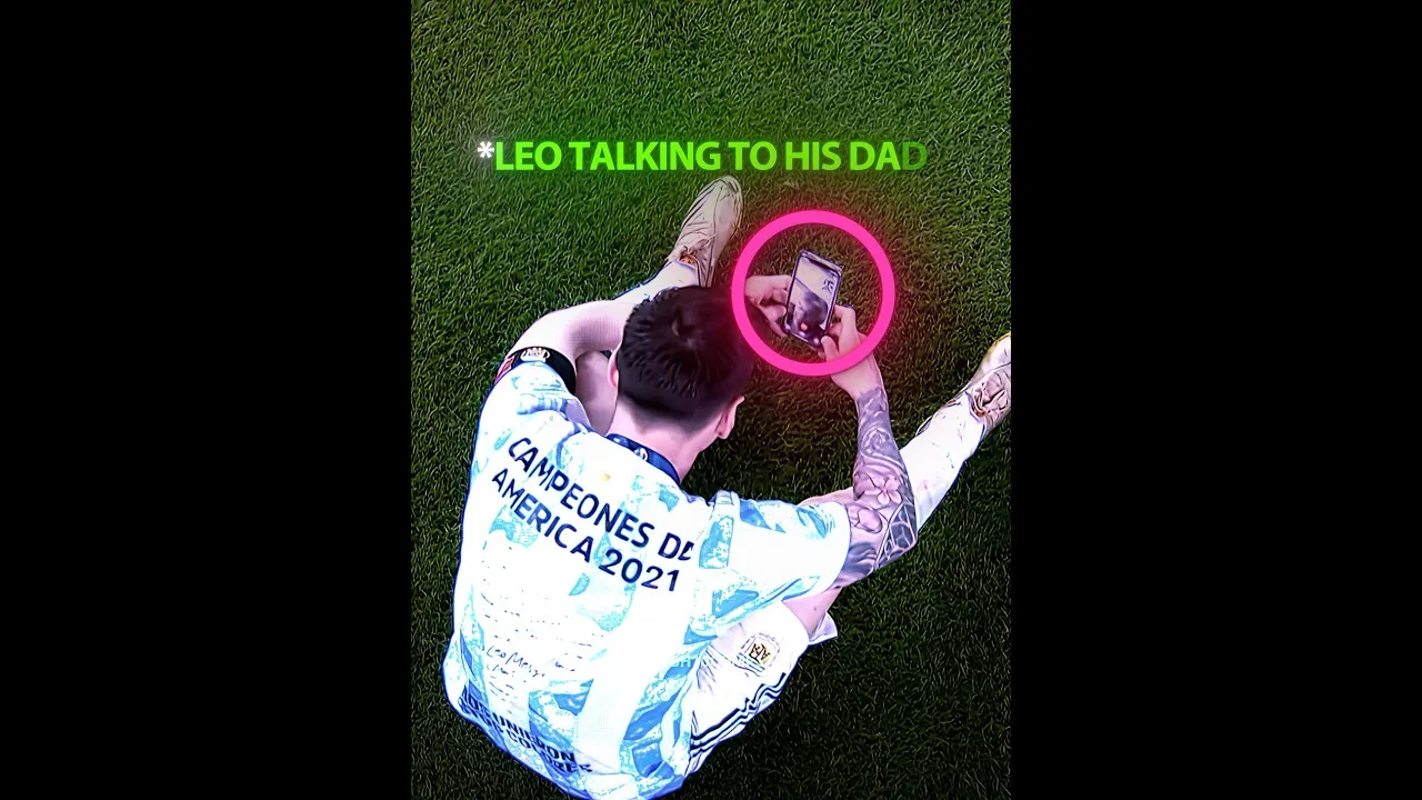 Messi & His Dad ❤️‍🩹