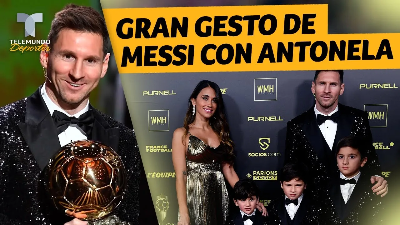 El gran gesto de Messi con Antonela que es viral | Telemundo