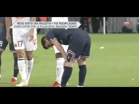 Lionel Messi looks Injured – PSG vs Lille (29/10/21)