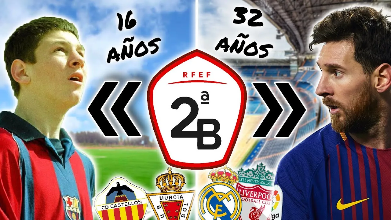 ¡¡LEO MESSI JUGÓ EN SEGUNDA B!!