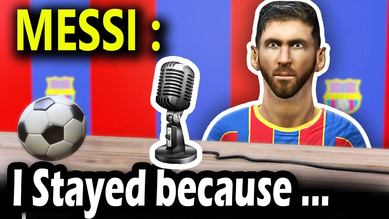 Messi : I Stayed Because … 😲😲😲😲😲 LIONEL MESSI INTERVIEW