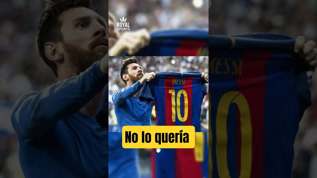 MESSI ne voulait pas utiliser le 10 😱⚽