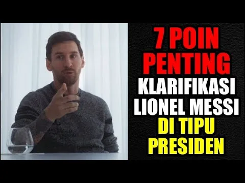 Klarifikasi Messi Terbaru, Lionel Messi : 'Saya di Tipu