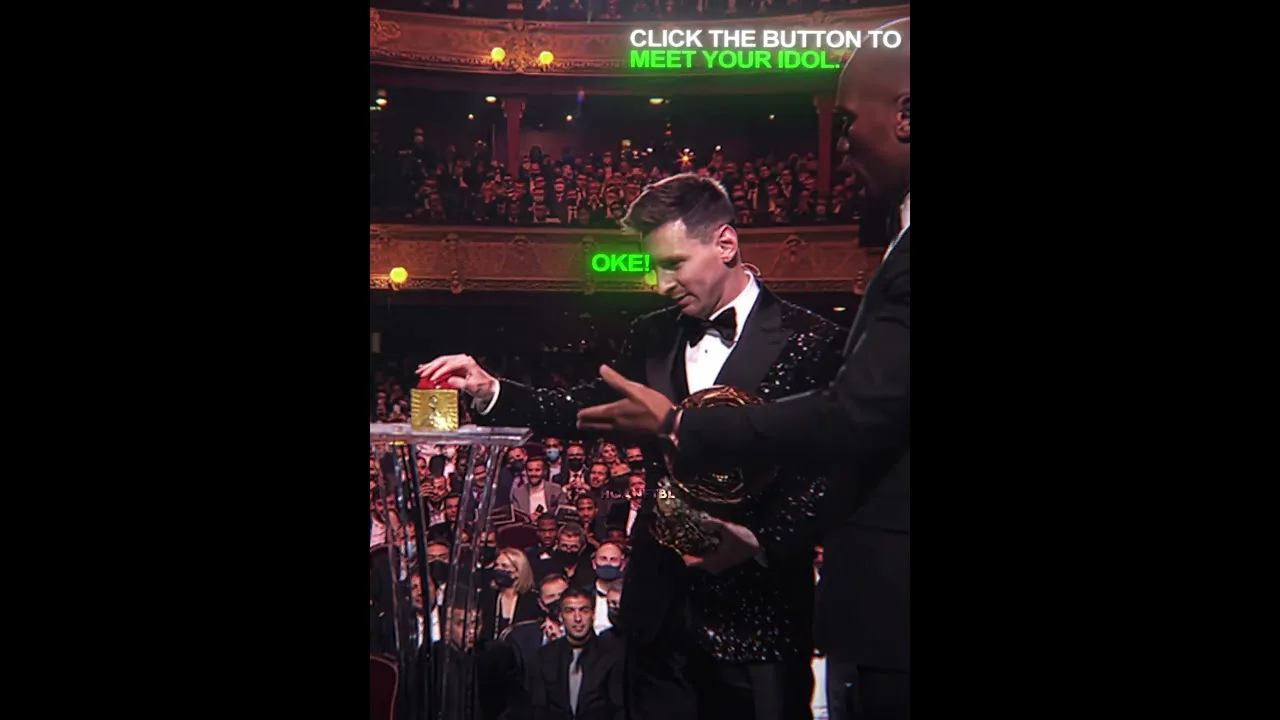 Quand Messi rencontre de façon inattendue Ronaldo..😅
