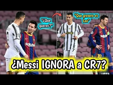 Esta IMAGEN de LEO MESSI, SALUDANDO A CRISTIANO RONALDO  DA