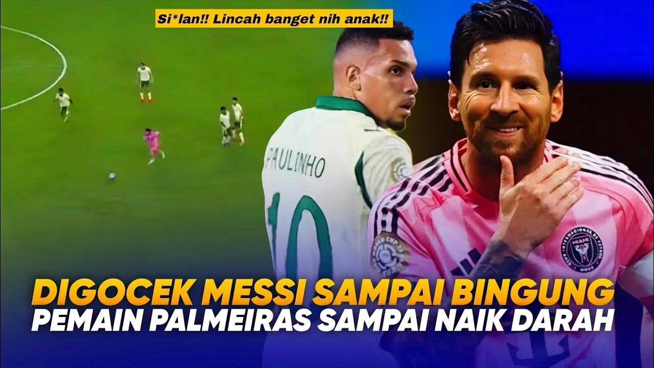 Impuissant aux jambes la pulga !! Action folle Leo Messi abribly abrik défense Palmeiras seul