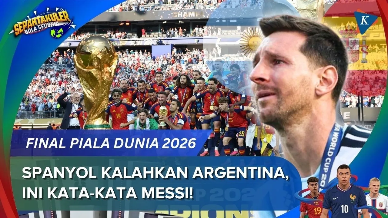 Les paroles de Messi après la victoire de l’Espagne sur l’Argentine en finale de la Coupe du monde 2026