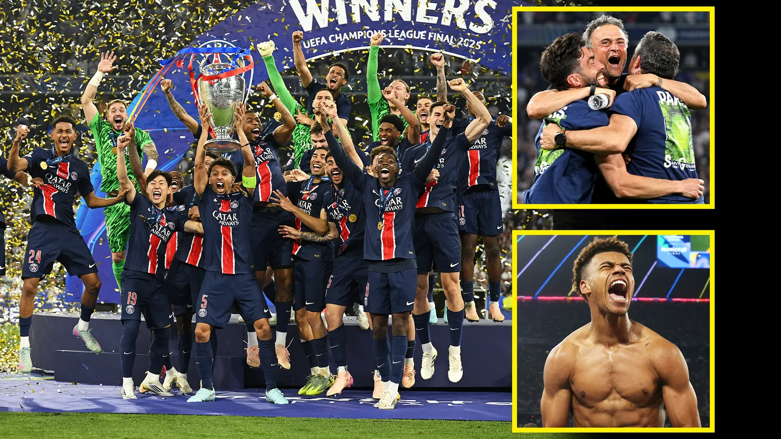 Le Paris Saint-Germain remporte la première ligue des champions alors que Désir Doue fait l’histoire et réalise Feat Messi et Ronaldo ne pouvait pas