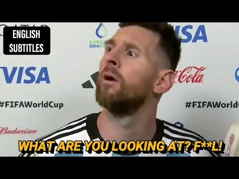 LEO MESSI fights with WEGHORST and talks about VAN GAAL, THE