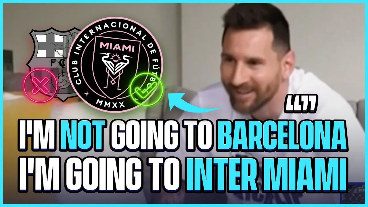 Lionel Messi speaks to confirm his move to Inter Miami |