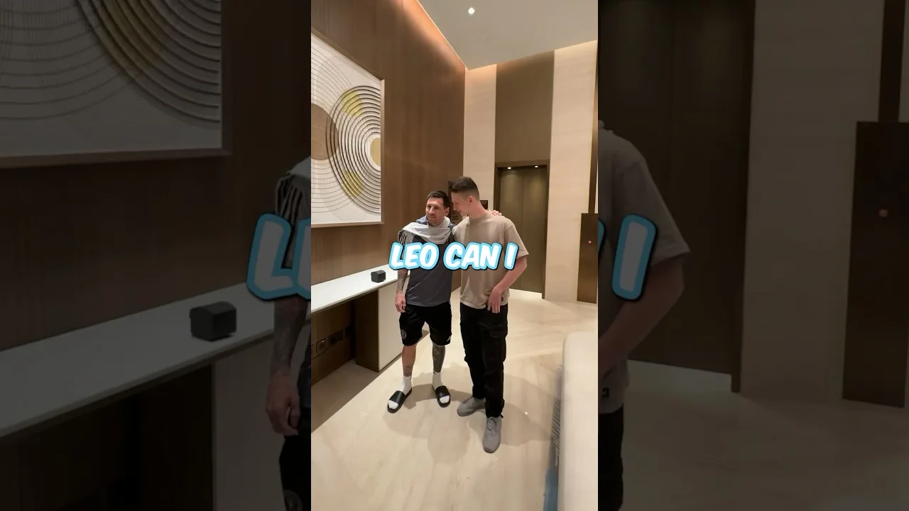 Une journée dans la vie rencontrant Messi 🐐