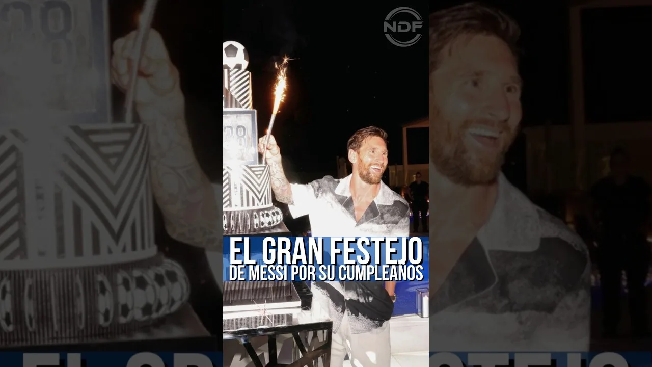 La grande fête que Leo Messi a faite pour son anniversaire 😍