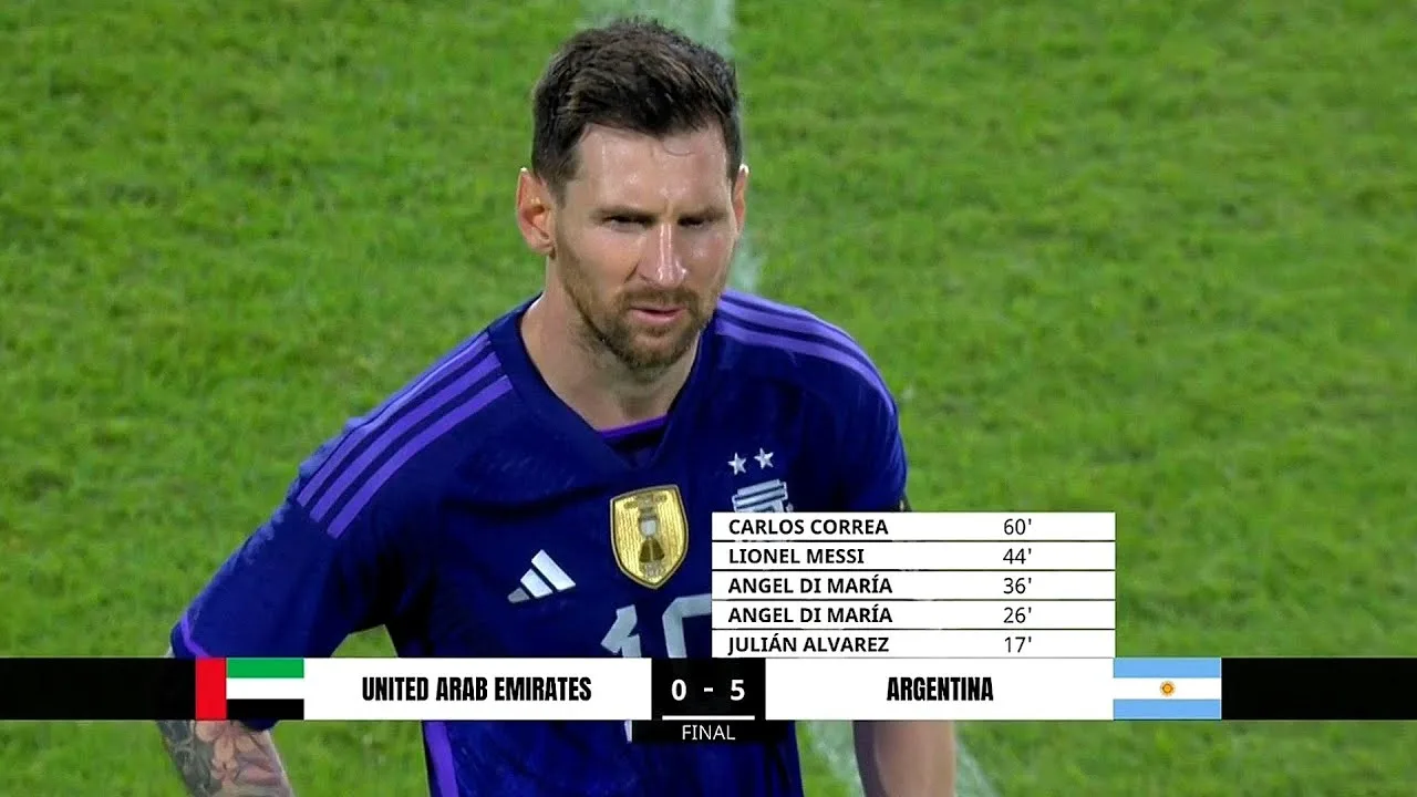 Lionel Messi vs UAE (16/11/2022)