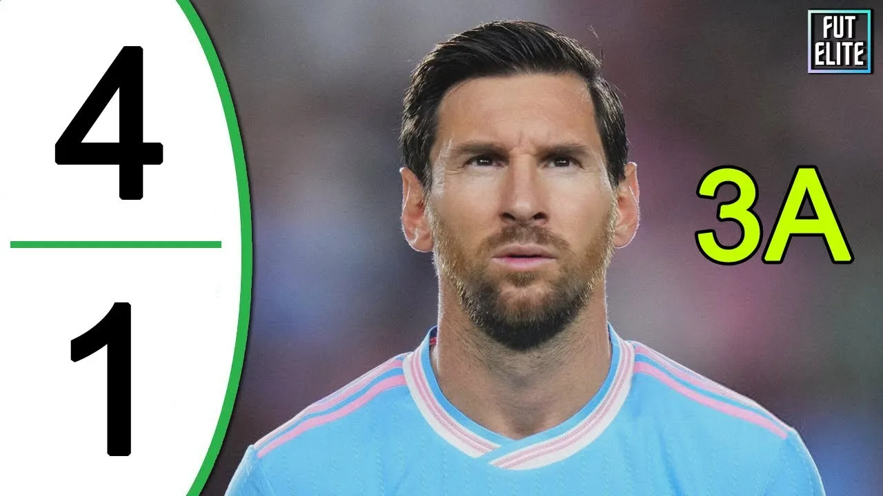 Lionel Messi 3A – Inter Miami vs Nouvelle-Angleterre 4-1 Faits saillants et objectifs étendus 2025