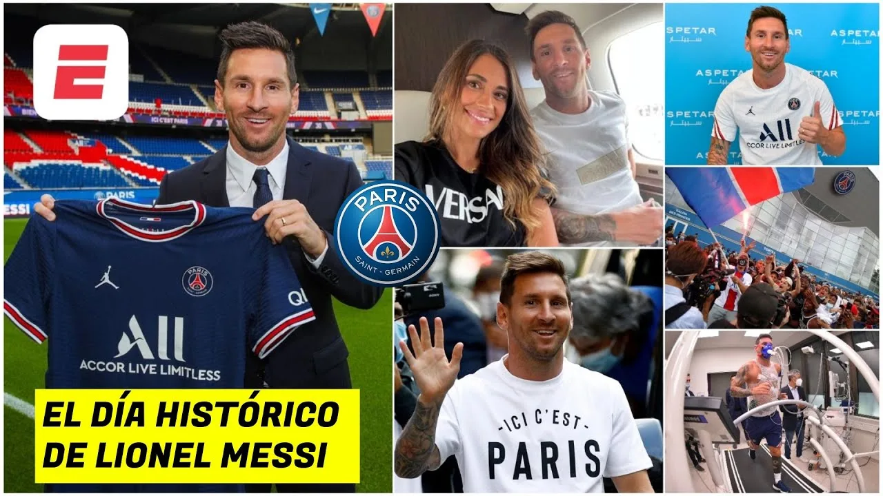 ¡IMPERDIBLE! El HISTÓRICO DÍA DE MESSI y PSG. Los mejores