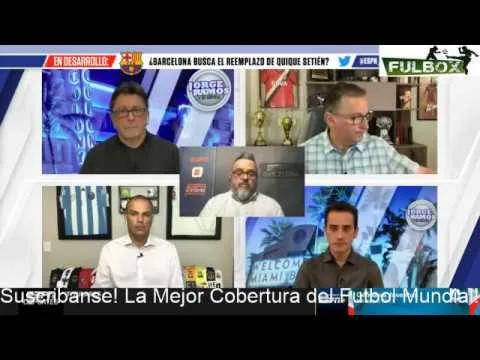 ¡CANDENTE! Reporte desde Barcelona TODO ROTO Quique Setién