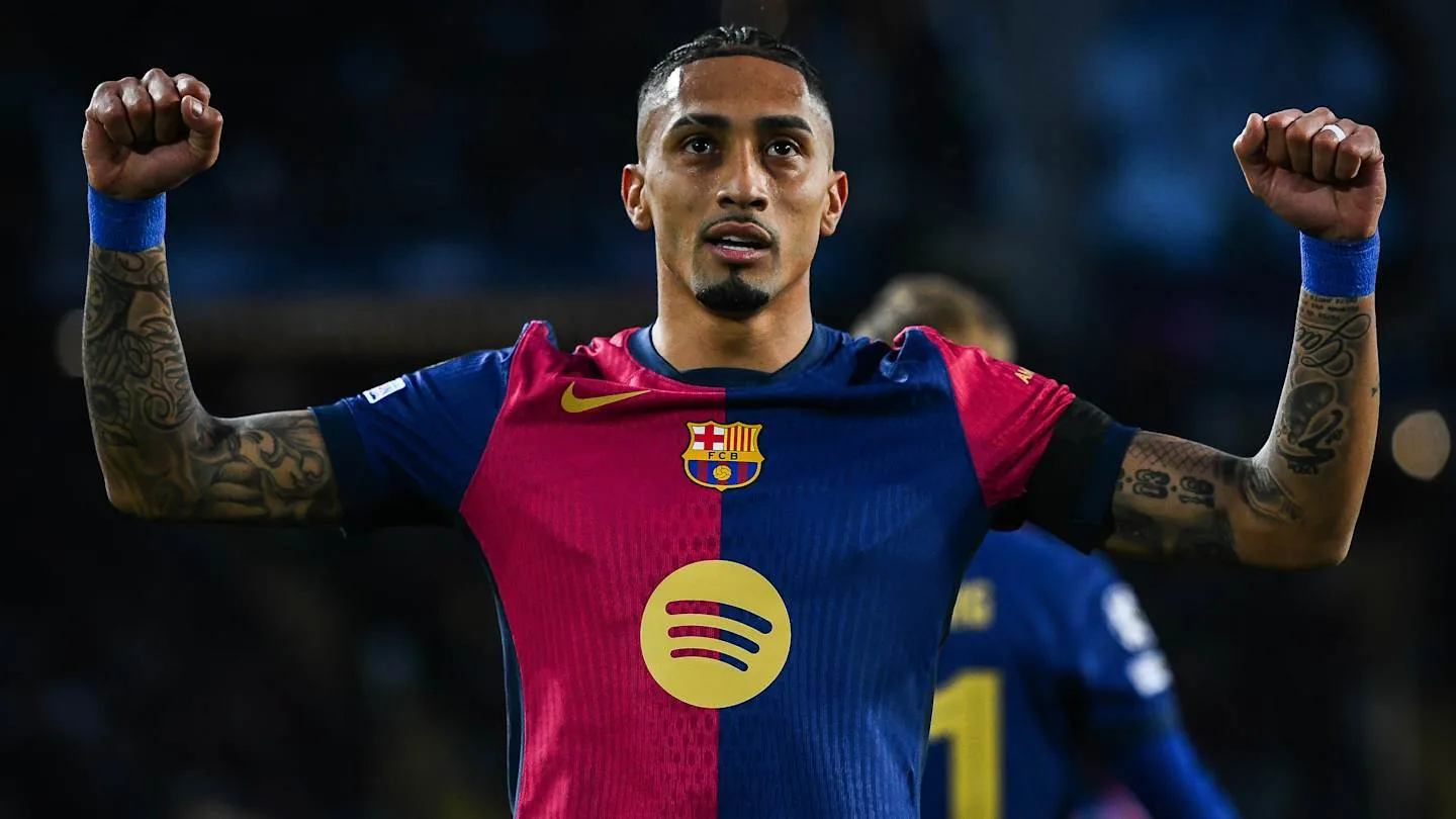 Raphinha est égal au record de longue date de Lionel Messi en Ligue pour Barcelone