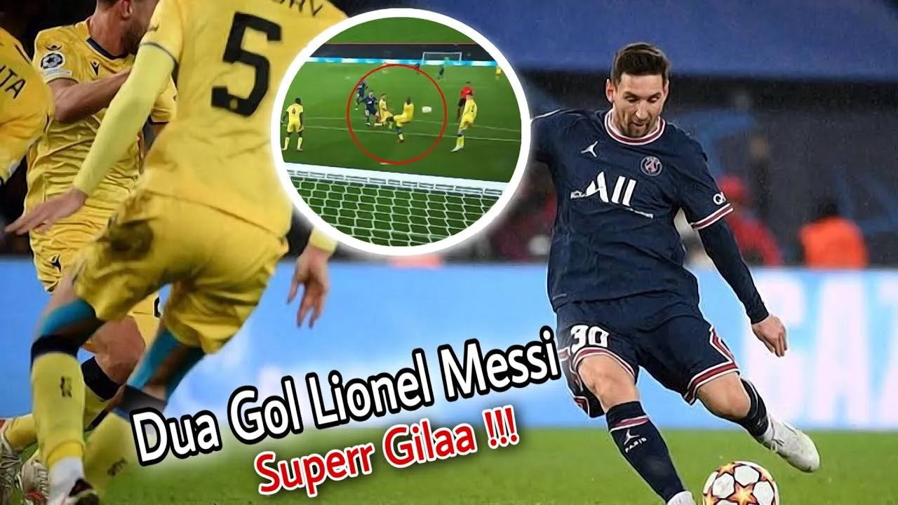 PECAHH !! Lionel Messi Cetak 2 Gol Indah lagi. PSG vs Club