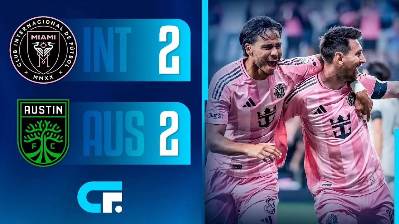 ✅ LE BUT DE LIONEL MESSI N’A PAS ATTEINT L’INTER MIAMI, qui a fait match nul 2-2 contre AUSTIN en MLS