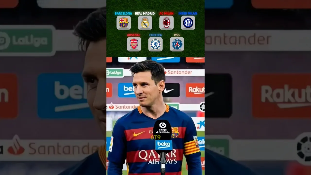 Leonel Messi picked his favourite players from clubs 😱🔥 #efootball2023 #efootball2024