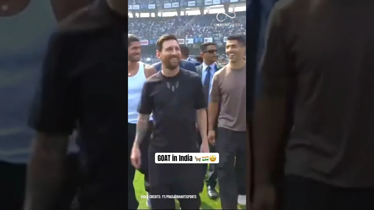 Lionel Messi revient en Inde après 14 ans | CHÈVRE en Inde 🇮🇳🤩 | #CréateursUnis