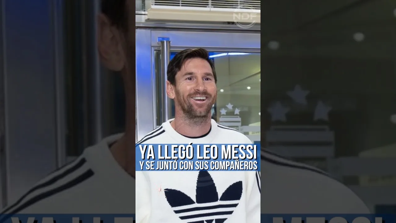 Leo Messi est déjà arrivé en Argentine pour jouer 😍