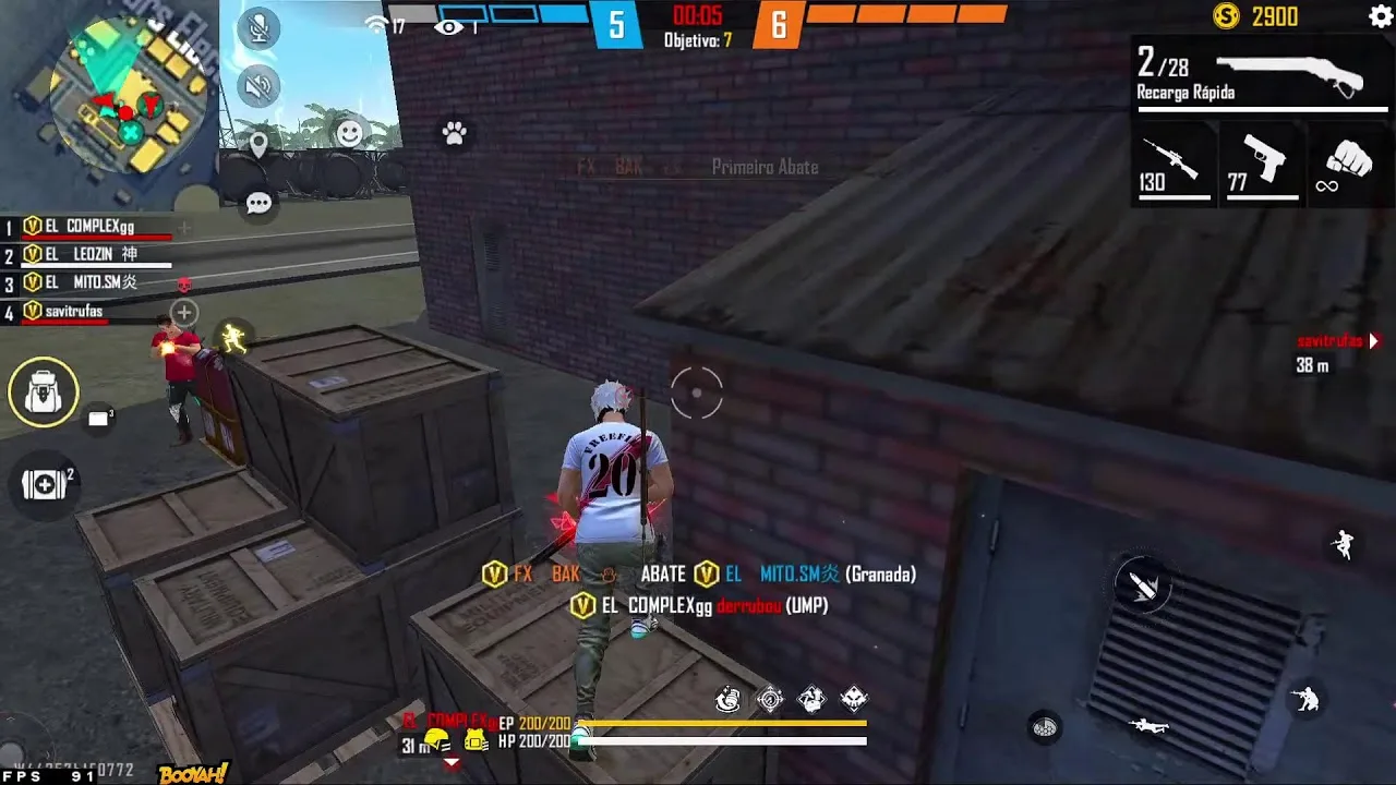 🔴FREE FIRE AO VIVO🔴LEO MESSI 🔴TREINO 🔴#200K #LOSGRANDES🔴