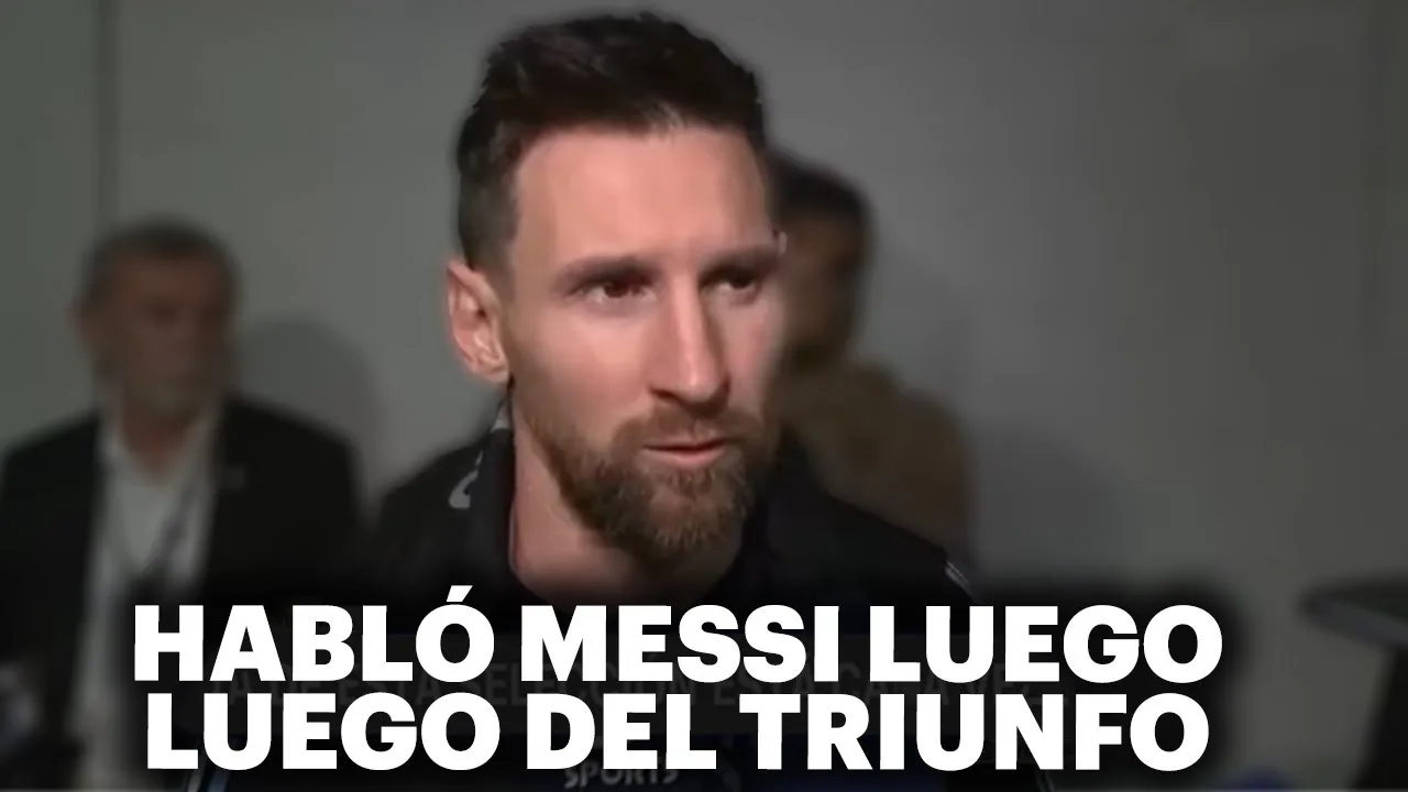 LEO MESSI: « ESTAMOS CON MUCHAS GANAS, ILUSIÓN Y ANSIEDAD POR