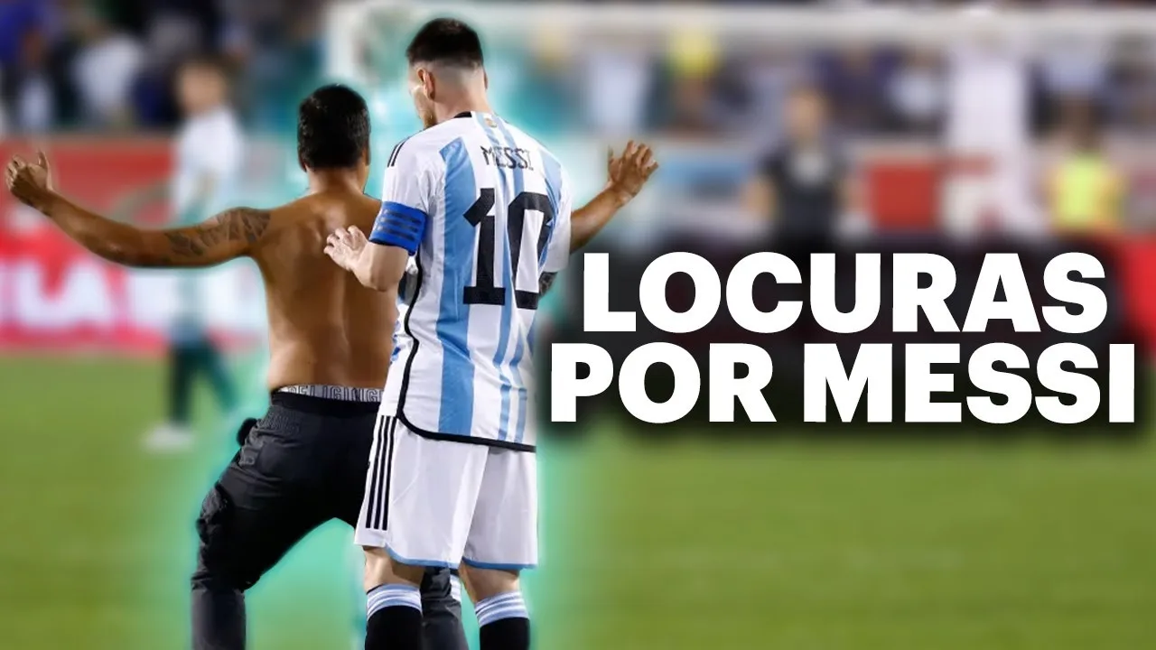 LIONEL MESSI PROVOCA LOCURAS  LAS INVASIONES AL CAMPO DE
