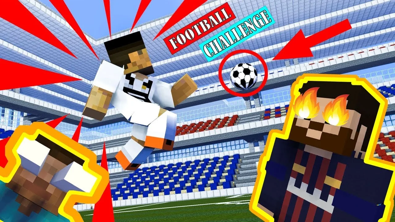 Monster School : FOOTBALL CHALLENGE (Cristiano Ronaldo vs