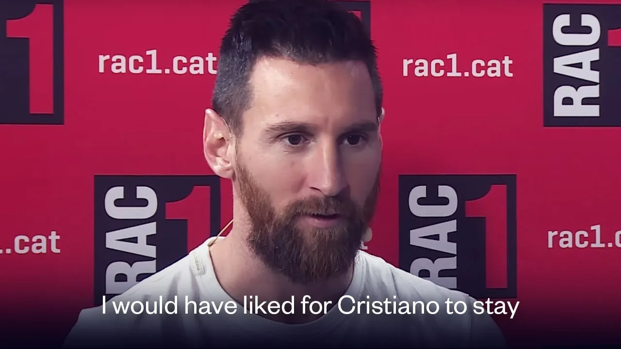 Lionel Messi: "I wanted Cristiano Ronaldo to stay in La